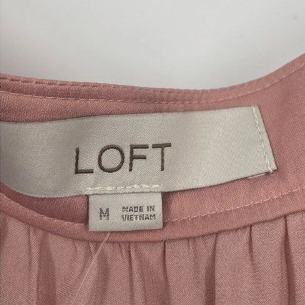 LOFT Dusty Pink Blouse - Picture 5 of 5